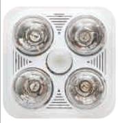 Eurolux 4 Lamp Bathroom Heater