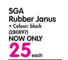 SGA Rubber Black Janus-Each