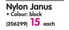 SGA Nylon Black Janus-Each