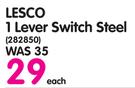 Lesco 1 Lever Switch Steel