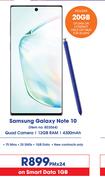 Samsung Galaxy Note 10-Contract On Smart Data 1GB