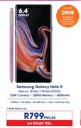 Samsung 6.4" Samsung Galaxy Note 9-Contract On Smart XS+