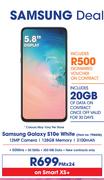 Samsung 5.8" Samsung Galaxy S10e White-Contract On Smart XS+