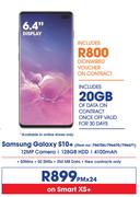 Samsung 6.4" Samsung Galaxy S10Plus-Contract On Smart XS+