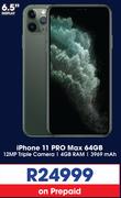 Apple 6.5" iPhone 11 Pro Max 64GB