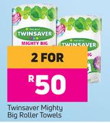 Twinsaver Mighty Big Roller Towels-For 2