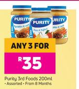 Purity 3rd Foods Assorted-For Any 3 x 200ml