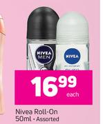 Nivea Roll On Assorted-50ml Each