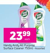 Handy Andy All Purpose Surface Cleaner-750ml Each