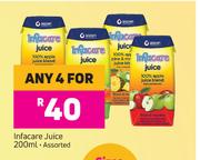 Infacare Juice-4x200ml