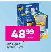 Raid Liquid Electric-33ml Each