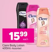 Clear Body Lotion-400ml Each