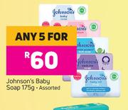 Johnson's Baby Soap-5x175g