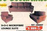 3+2+1 Microfiber Lounge Suite