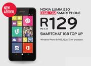 Nokia Lumia 530 Dual Sim Smartphone-Smartchat 1GB Top Up