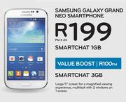 Samsung Galaxy Grand Neo Smartphone-Smartchat 1GB