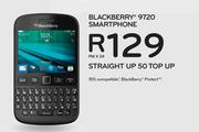 Blackberry 9720 Smartphone-Straight Up 50 Top Up