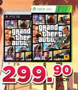 Grand Theft Auto 5 PS3 Or Xbox 360-Each