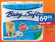 Baby Soft 2-Ply Toilet Paper-18 Rolls Per Pack