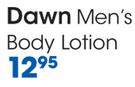 Dawn Men's Body Lotion
