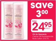 Oh So Heavenly Creme Oil Pomegranate Body Lotion-375ml Each