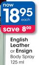 English Leather Or Ensign Body Spray-125ml Each