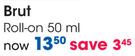 Brut Roll-On 50ml