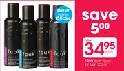 Fcuk Body Spray For Men-200ml Each