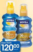 Nivea Invisible Spray SPF 30-200ml