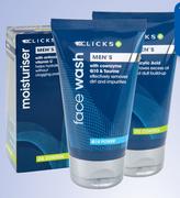 Clicks Men Q10/Oil Control Moisturiser-50ml Each