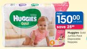 Huggies Gold Jumbo Pack Disposable Nappies-Per Pack