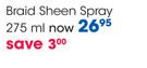 Isoplus Braid Sheen Spray-275ml