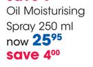 StaSofFro Oil Moisturising Spray-250ml