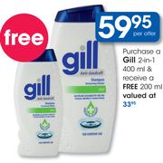 Gill 2-In-1 Shampoo-400ml