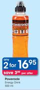 Powerade Energy Drink-2X500ml