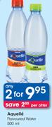 Aquelle Flavoured Water-2X500ml