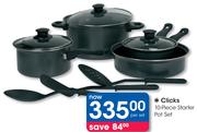 Clicks 10 Piece Starter Pot Set-Per Set