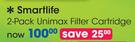 Smartlife 2 Pack Unimax Filter Cartridge
