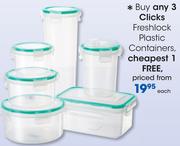 Clicks Freshlock Plastic Containers-Each