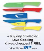 Love Cooking Knives-Each