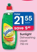 Sunlight Dishwashing Liquid-750ml