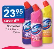 Domestos Thick Bleach-750ml Each