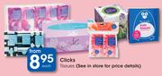 Clicks Tissues-Each