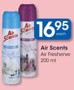 Air Scents Air Freshener-200ml Each