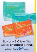 Clicks Wet Wipes-Each