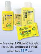 Clicks Citronella Products-Each