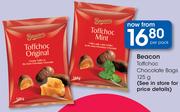 Beacon Toffchoc Chocolate Bags-125g Per Pack
