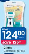Clicks Electronic Foot File-Each