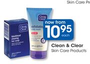 Clean And Clear Skin Care Products-Each