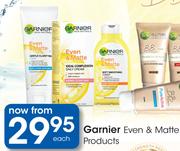 Garnier Even And Matte Products-Each